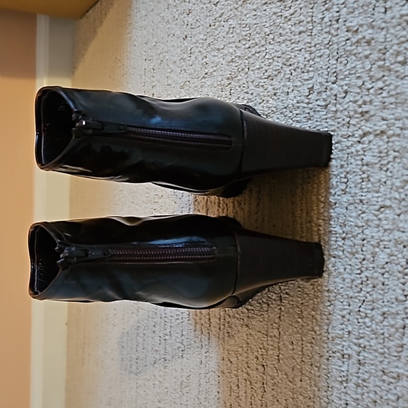 Stuart Weitzman Leather Wedge Boots - Picture 4 of 9